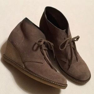 J. Crew Macalister Wedge Ankle Boots sz 8